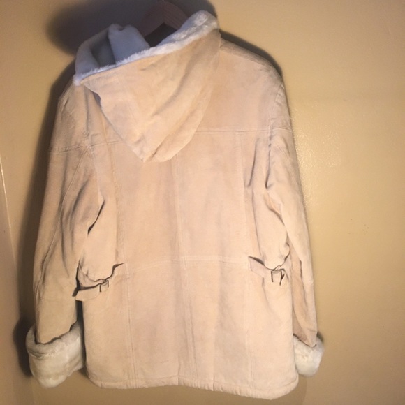 Tan genuine leather Pacific Trail coat size Large - Picture 2 of 6